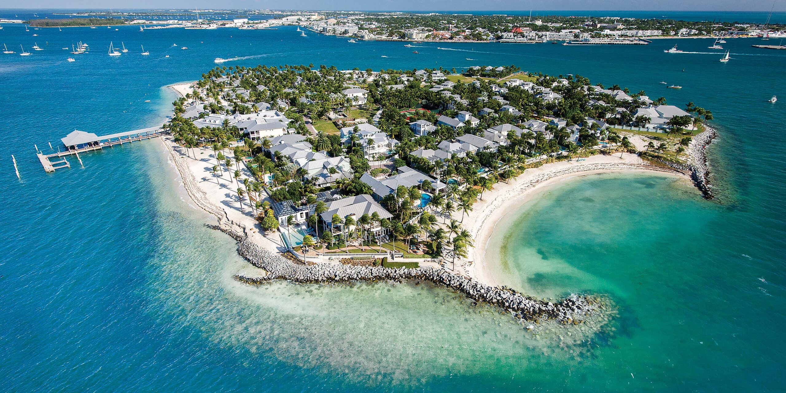 Letecký pohled na Key West