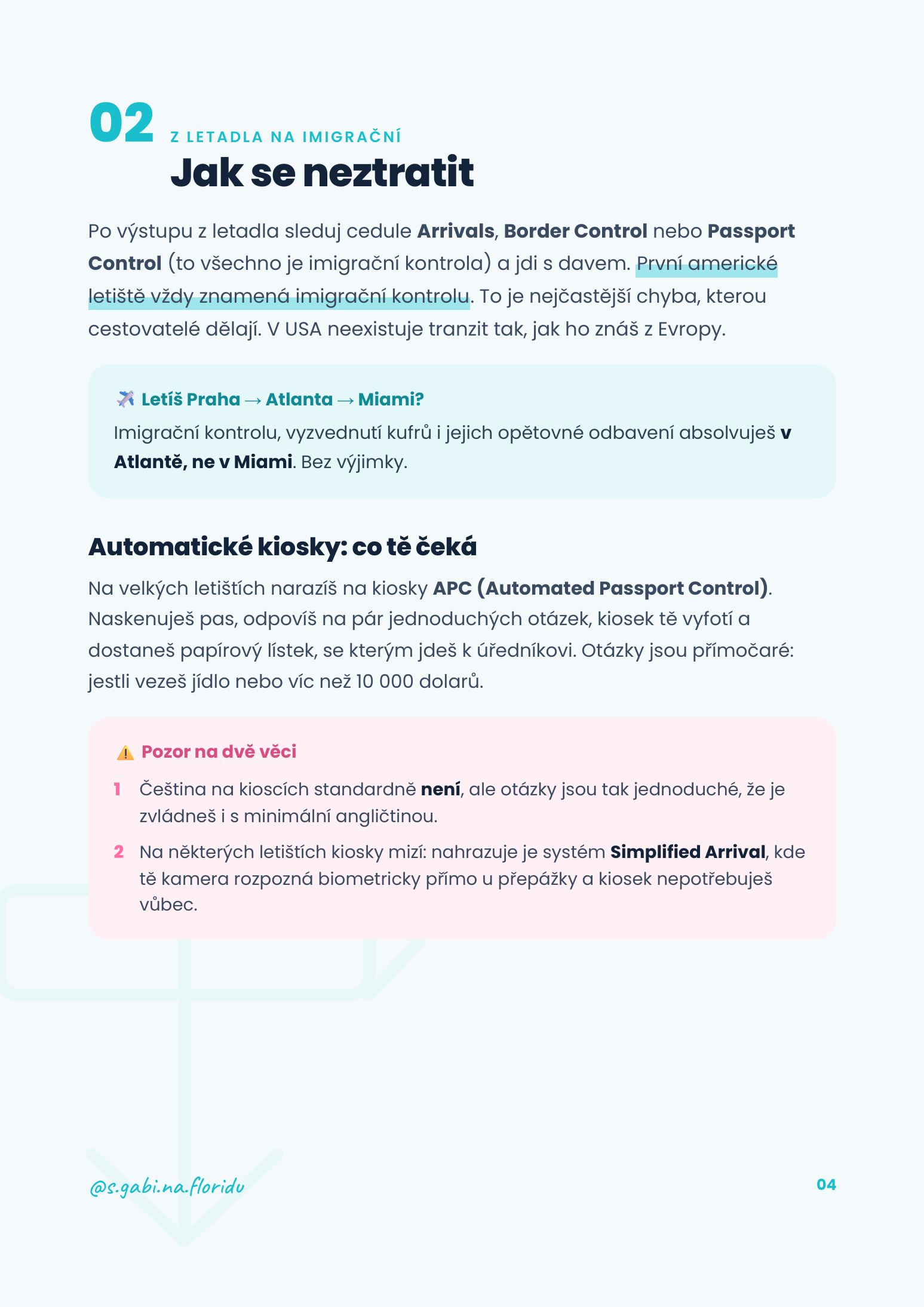 Ukázka z PDF taháku – Jak se neztratit